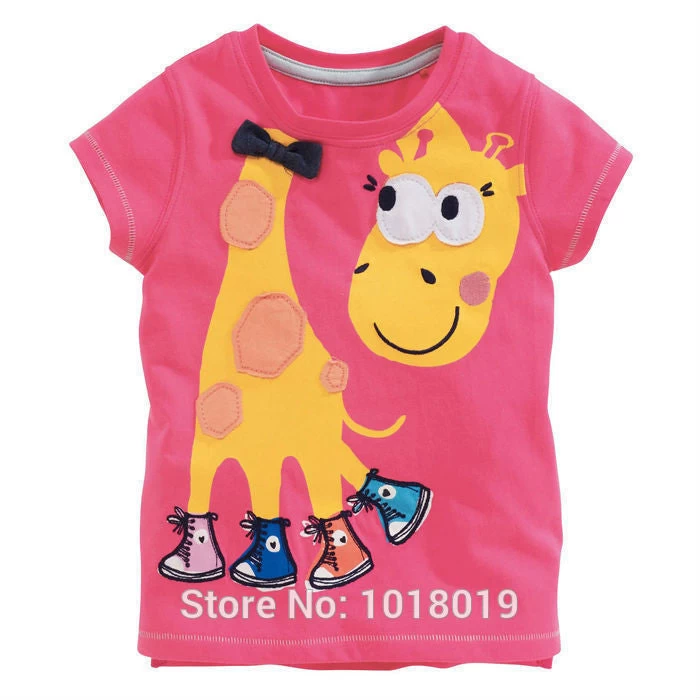 Baby Girls T-Shirts Clothing Children Toddler Kids Clothes Short Tees T Shirts Girls Summer - Image 17