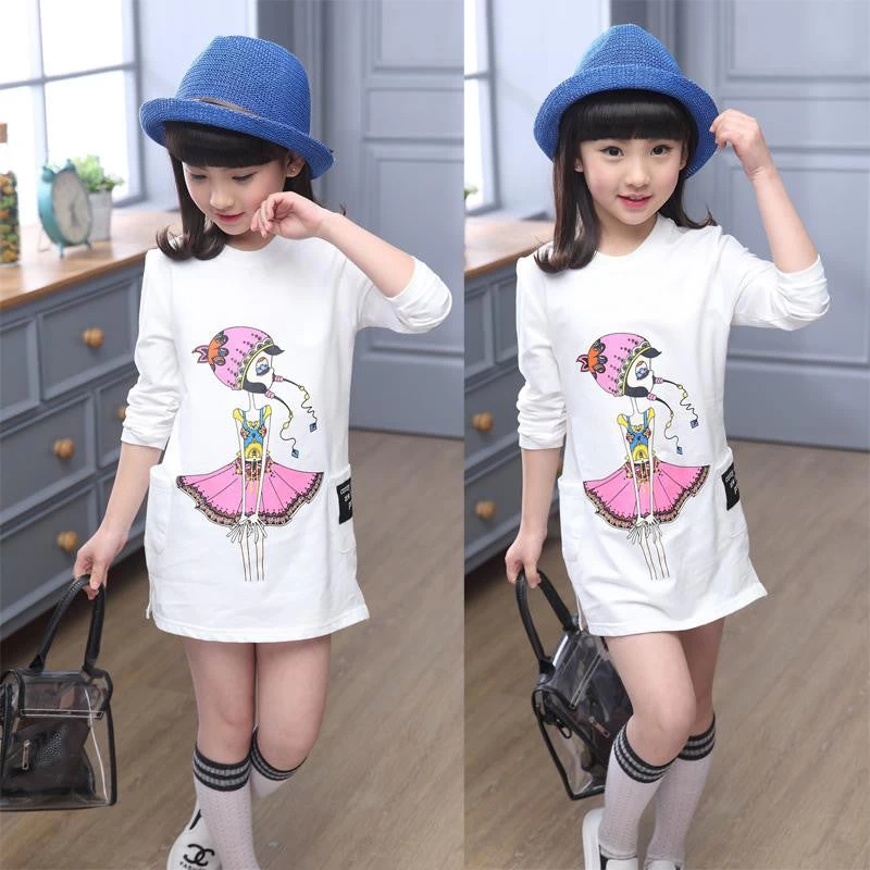 Childrens Designer Cartoon Girls Clothes Wear Teens Tops For Girls Kids' Things Children's T-shirts - Image 11