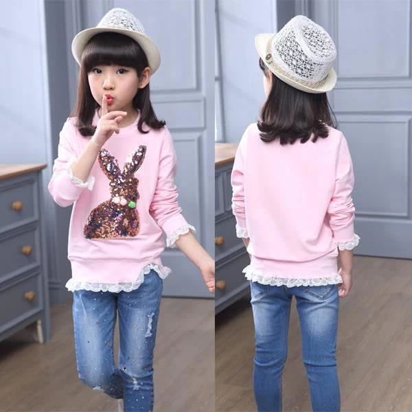 Childrens Designer Cartoon Girls Clothes Wear Teens Tops For Girls Kids' Things Children's T-shirts - Image 4