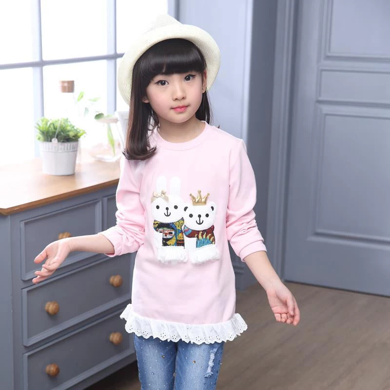 Childrens Designer Cartoon Girls Clothes Wear Teens Tops For Girls Kids' Things Children's T-shirts - Image 5