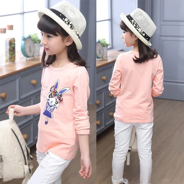 Childrens Designer Cartoon Girls Clothes Wear Teens Tops For Girls Kids' Things Children's T-shirts - Image 9