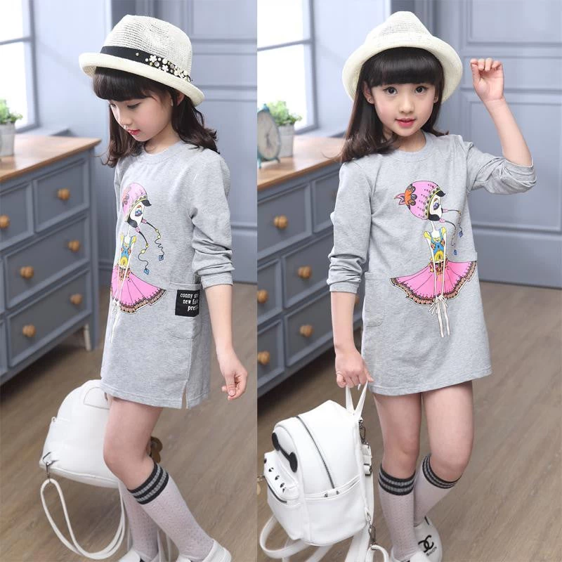 Childrens Designer Cartoon Girls Clothes Wear Teens Tops For Girls Kids' Things Children's T-shirts - Image 2