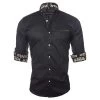 Men's Shirt Dress Fashion Mens Shirts Casual Style Long Sleeve Solid Cotton Slim Fit Dress Male Shirts N780
