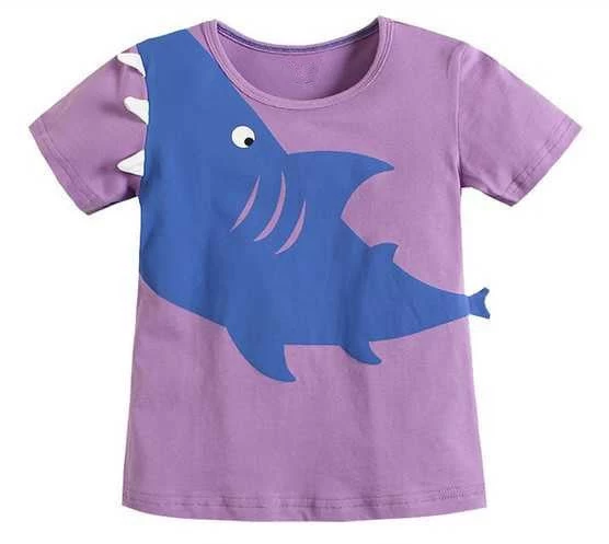 1-6Y Baby Boy T-shirt Boys Shirts Children Tees Short Sleeve Shirts Summer Kids Tops Cartoon Plane Trucks Clothing Cotton Stripe - Image 19