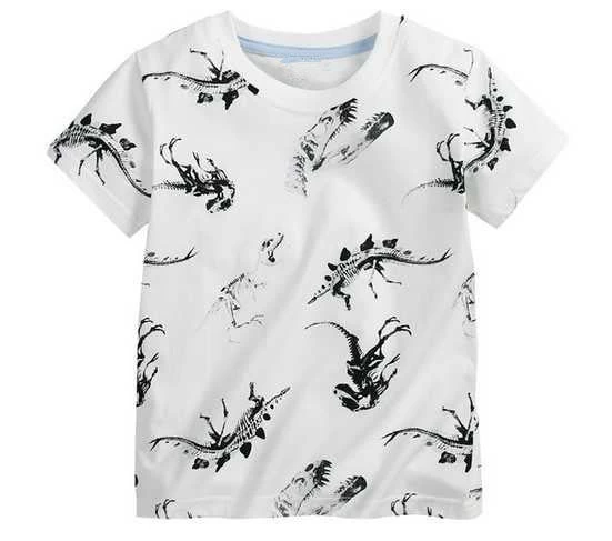 1-6Y Baby Boy T-shirt Boys Shirts Children Tees Short Sleeve Shirts Summer Kids Tops Cartoon Plane Trucks Clothing Cotton Stripe - Image 18