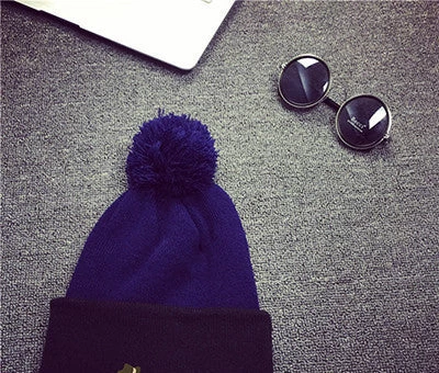 Beanies Knit Hat Skullies Winter Hat Men's Ski Hip-Hop Bonnet Solid Cap Warm Beanie Casual Hat Men Women - Image 3