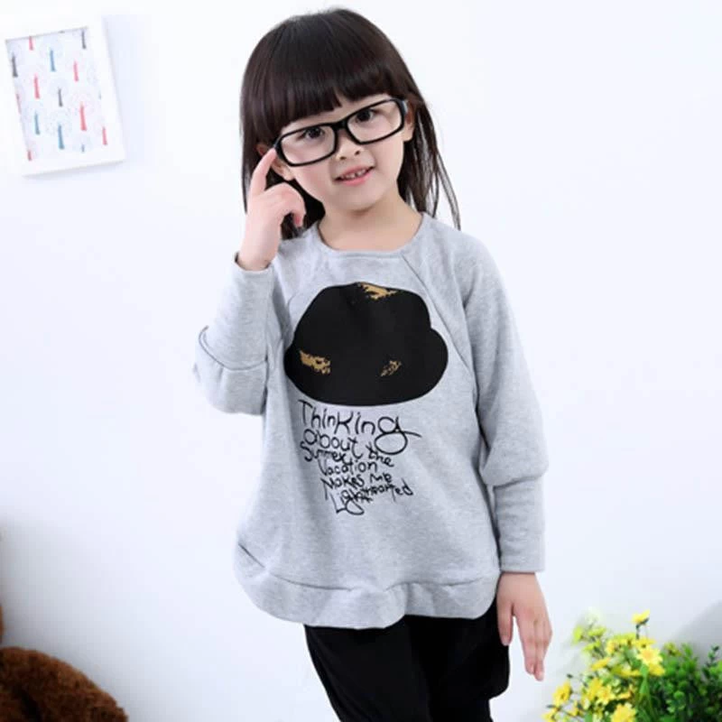 4-7Y Girls Girl Blouse For Girls Long Sleeve Shirts Spring & Autumn Fashion Shirt Kids Clothes - Image 2