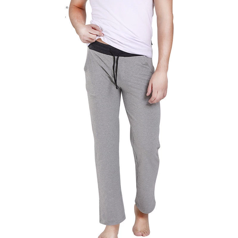 Men's Casual Trousers Soft Men's Sleep Pants Homewear Lounge Pants Pajama Casual Loose Home Clothing S~6XL K5208 - Image 3