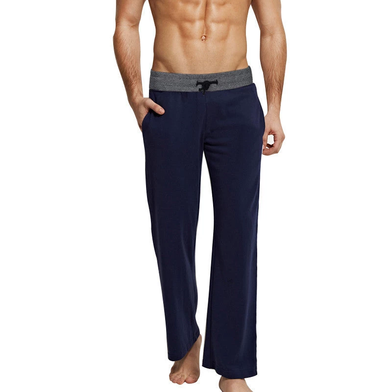 Men's Casual Trousers Soft Men's Sleep Pants Homewear Lounge Pants Pajama Casual Loose Home Clothing S~6XL K5208 - Image 4