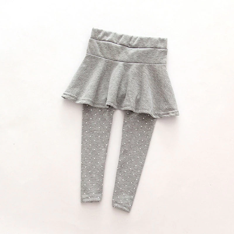 Baby Kid Pantskirt Girl Wool Culotte Pants Child Legging Trousers Dress - Image 6
