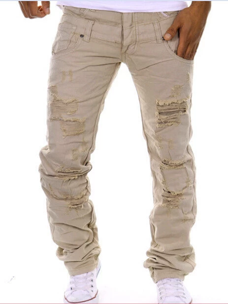Hip Hop Brand Ripped Jeans Denim Men Jeans,male Famous Brand Men's Jeans Straight Trousers - Image 4