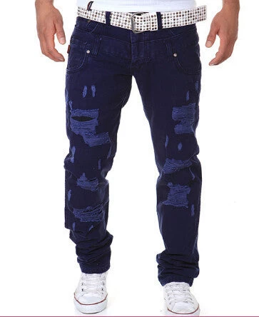 Hip Hop Brand Ripped Jeans Denim Men Jeans,male Famous Brand Men's Jeans Straight Trousers - Image 6