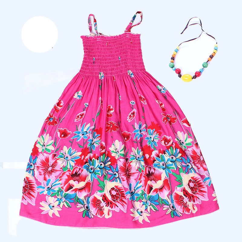 Summer Kids Clothing Girls Children Beach Dresses For Girls Fashion Bohemian Style Girls Dresses - Image 7