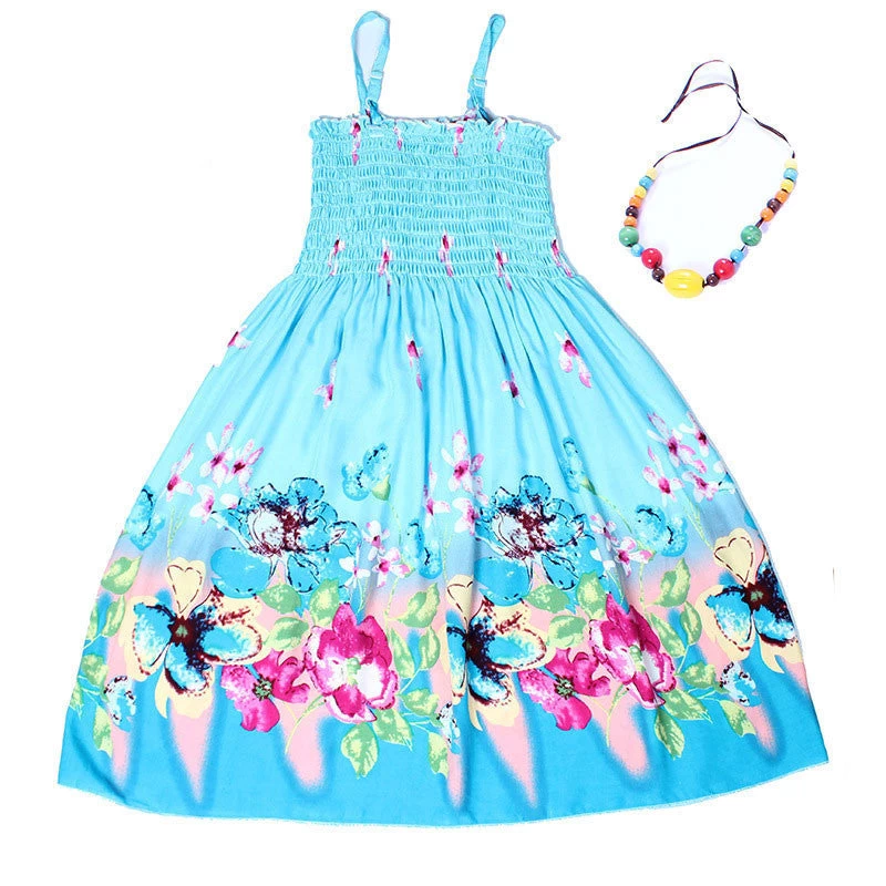 Summer Kids Clothing Girls Children Beach Dresses For Girls Fashion Bohemian Style Girls Dresses - Image 8