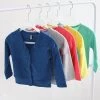 Child Boys Girls V-neck Cardigan Thick Cotton Jacket Coat Casual Comfortable