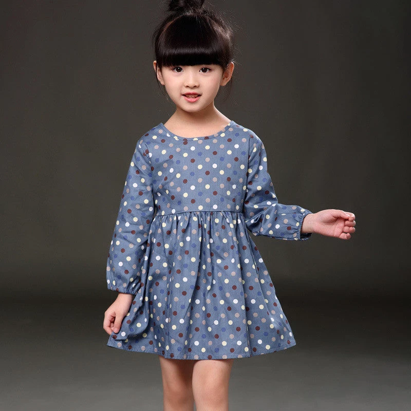 Autumn Long Sleeve Girl Dress Spring Casual Style Baby Girl Dresses Girls Clothes Summer Dress For Kids Clothes 8 Colors - Image 9