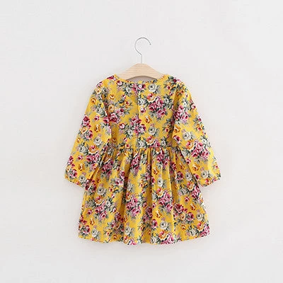 Autumn Long Sleeve Girl Dress Spring Casual Style Baby Girl Dresses Girls Clothes Summer Dress For Kids Clothes 8 Colors - Image 3