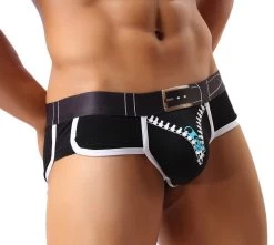 Cotton Mens Underwear Boxers Solid Underwear Men Boxer Ice Breathable Transparent Underwear Men Pouch Zipper Print SML