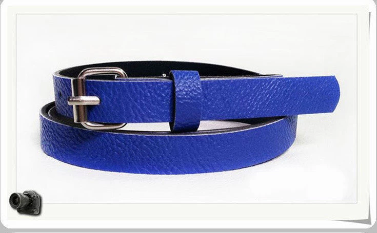 Multi-Color Women Belts Metal Buckle Wild Casual Thin Belts Female Cinto Femme Female Strap Belly Chain Nice Gift For Women - Image 4