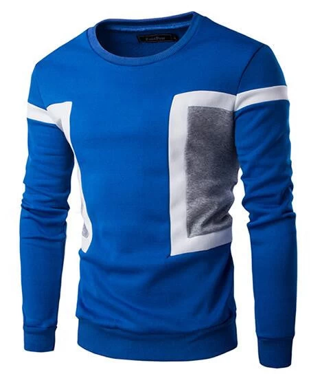 Autumn Fashion Casual Sweatshirt O-Neck Patchwork Slim Fit Knitting Mens Hoodies And Pullovers Men Pullover 9238 - Image 10