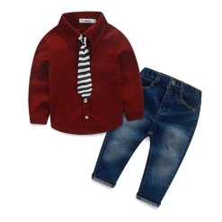 Kids Clothing Set Boy Clothing Set's Children's Fashion Plaid Suit Boys Clothes Baby Sets Kids Set