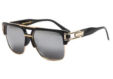 Men Sunglasses Brand Design Big Square Semi Rimless Sun Glasses Men Luxury Unisex UV Occhiali Da Sole - Image 10