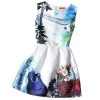 Kids Dress Girl Dress Summer Style Sleeveless Printed Kids Dresses Girls Clothes Party Princess Dress Vestidos Christmas