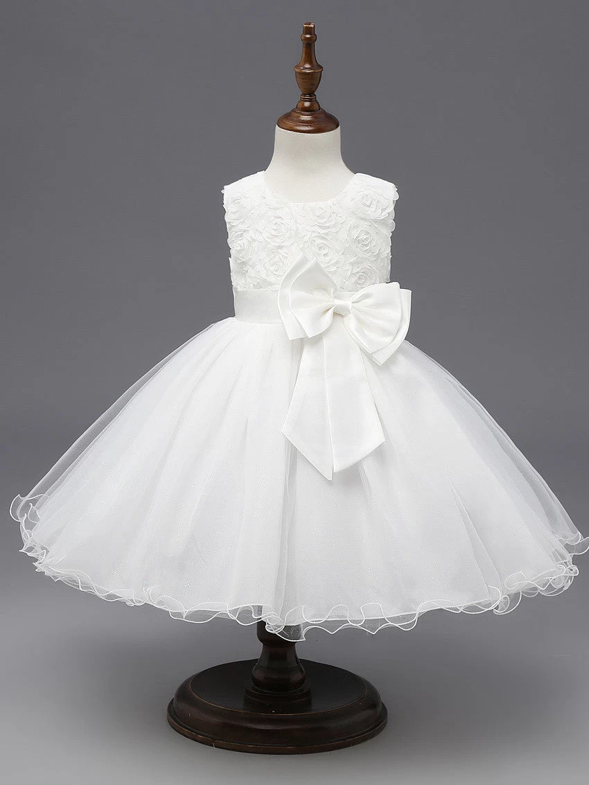 Summer Flower Princess Girl Dress Lace Rose Party Wedding Birthday Girls Dresses Clothes Princess Tutu Kids Dress Elegant - Image 8