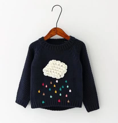 Winter Children Cartoon Baby Sweater Compliance In Children's Sweaters Warm Girl Long Sleeve Shirts - Image 2
