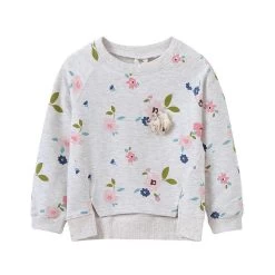 Baby Girl Sweater Children Jacket Blouse For Girls Sweatershirt Autumn Spring Flower Children Jacket 1045 60