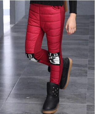 Children's Warm Trousers Winter Girls Plus Velvet Thickening Leggings Thicken Pants For Girl Skinny Girls Leggings - Image 5