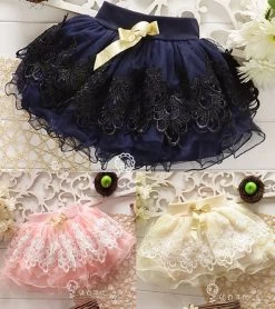 Toddler Baby Girls Floral Mini Skirt Kid Tutu Party Short Skirt 2-5T