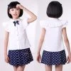Girl Shirt Cotton Girls White Blouses High Quality Solid Teenage School Uniform Shirt Long Sleeve Spring Kids Clothes