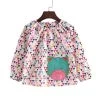 2-8Y Spring Summer Girls Clothes Casual Long Sleeve Girls Blouses Fashion Cat Style Little Child Shirts For Girls