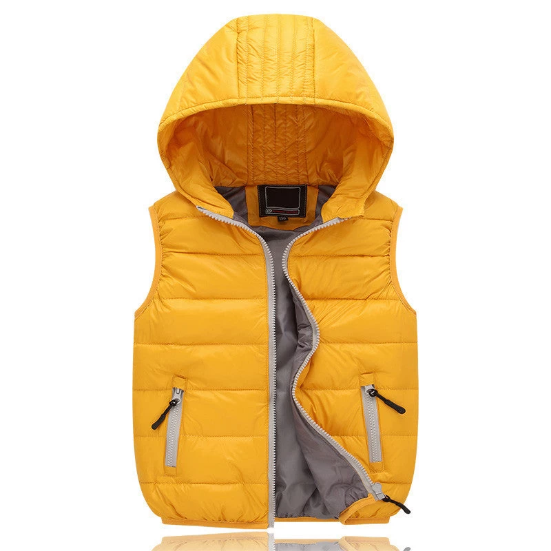 Child Vest Waistcoat Hooded Bebe Vest Outwear Infant Vest Coat Girls Boys Down Winter Vest Baby Sleeveless Jacket For Kid - Image 8