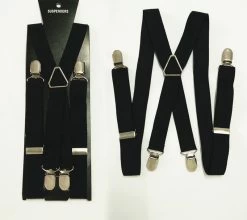 Fashion 4 Clips Men Suspenders 4 Sizes For Boys And Girls Men And Women X-back Suspenders