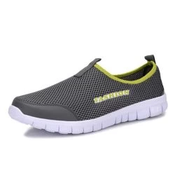 Summer Casual Shoes Male Lazy Network Shoes Men Foot Wrapping Breathable Shoes Drop Size 46 XMR199