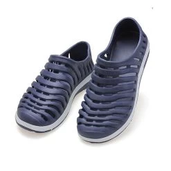 Garden Flat With Shoes Fashion Summer Mens Lightweight Hollow Slip On Breathable Bathroom Mules Clogs Sandal Slippers