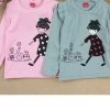 Kids Toddler Clothes Baby Girls Clothing Cartoon Girl Print Long Sleeve T Shirts Casual Blouse Tops Children's Clothing