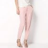Casual Women Chiffon Pants Elastic Waist Solid Color Office OL Pants Summer Slim Lady Pants AB17