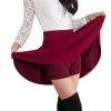 Skirts Safty Mini Skirt Women's Spring Summer High Waist Pleated Short Skirt