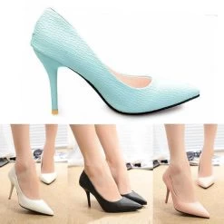 Fashion Spring Summer Women High Heels Pointed Toe Sandals Shoes Pumps Party Womens Plus Size Female Wedding Shoes O127