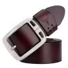 100% Cowhide Genuine Leather Belts For Men Brand Strap Male Pin Buckle Fancy Vintage Jeans