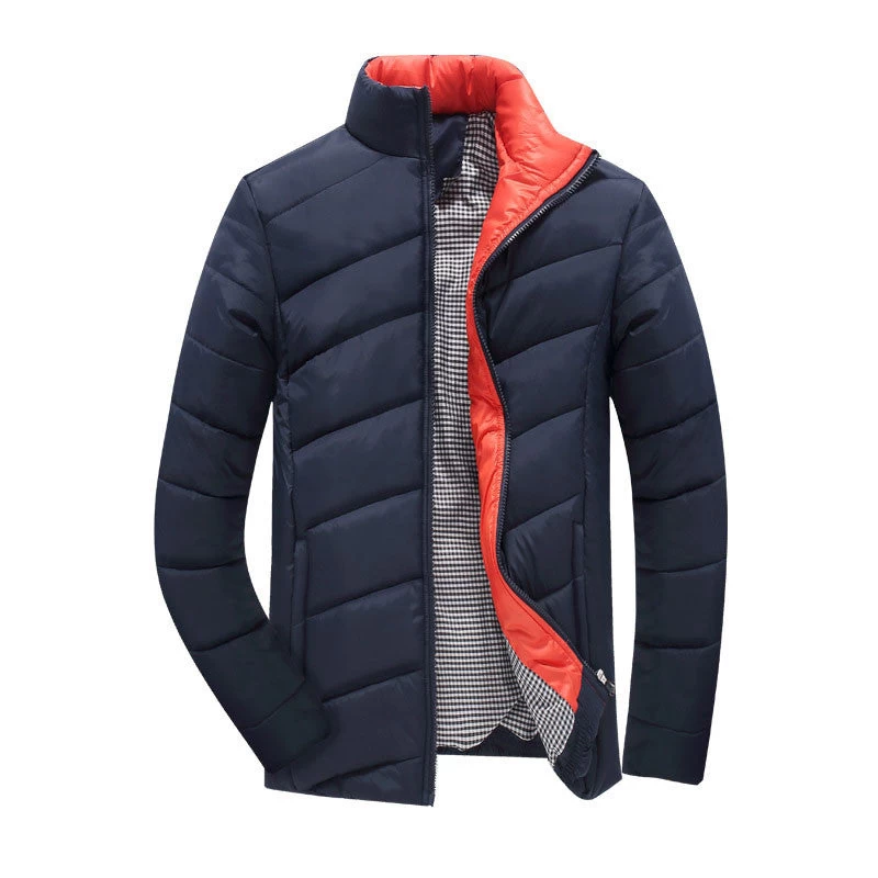 Men Winter Jacket Korean Style Slim Fit Fashion Warm Thick Men Coat M-5XL Men's Clothing,EDA112