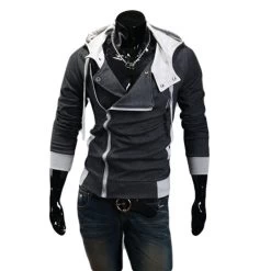 9colors M-6XL 2015 Hoodies Men Sweatshirt Male Tracksuit Hooded Jacket Casual Male Hooded Jackets Moleton Assassins Creed