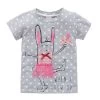 Baby Girl T-shirt Big Girls Tees Shirts Children Blouse 100% Cotton Kids Summer Clothes