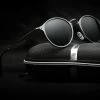 Fashion Unisex Sun Glasses Polarized Coating Mirror Driving Sunglasses Round Male Eyewear For Men/Women 6358