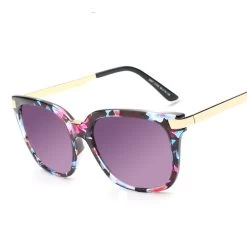 Oversized Sunglasses Women Round Original Fashion Ladies Luxury Vintage Designer Retro Sun Big Woman Glasses