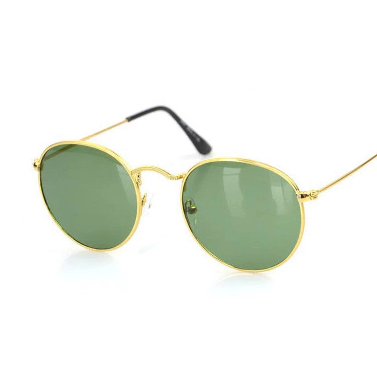 Women Retro Round Alloy Frame Sunglasses Designer Women Round Sunglasses Polarizes
