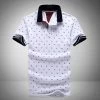 S Mens Printed POLO Shirts S 100% Cotton Short Sleeve Camisas Polo Stand Collar Male Polo Shirt M-3XL.EDA234